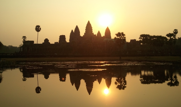 Cambodia, sunset, Asia